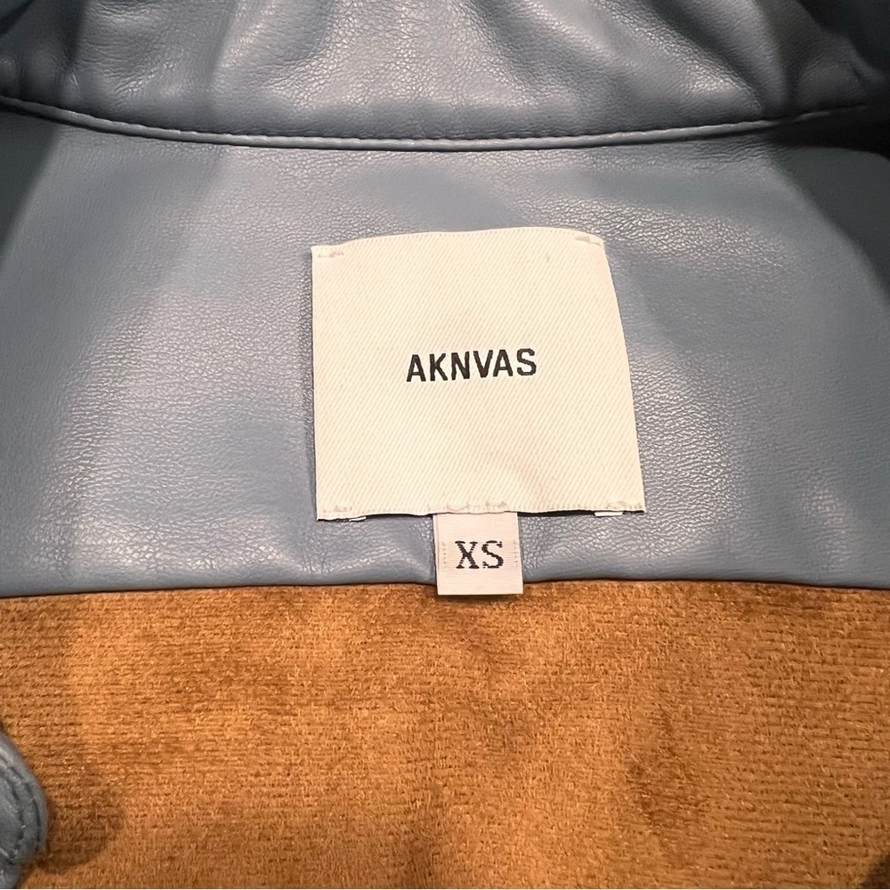 AKNVAS Anders Vegan Leather Jacket Sz-XS - Picture 10 of 13